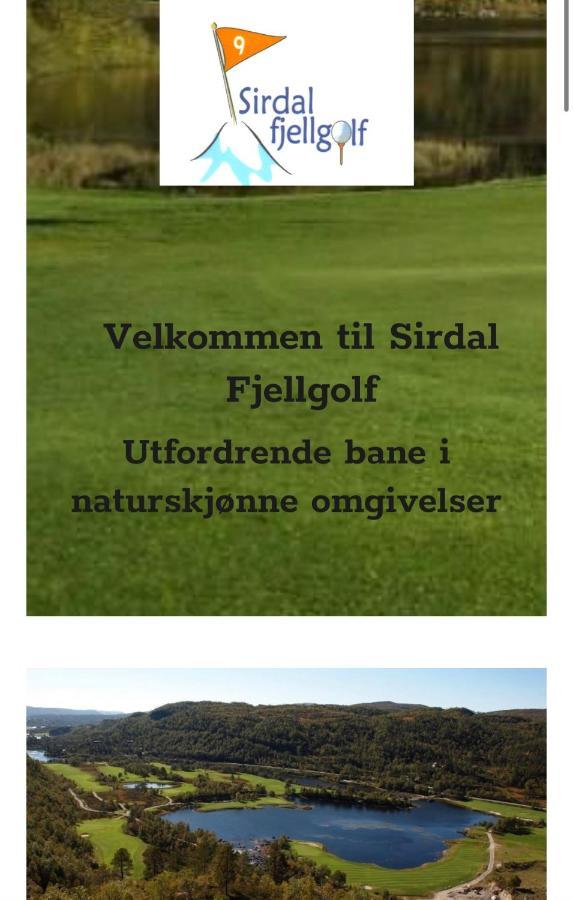 Flott Leilighet Pa Haugen I Sirdal Tjorhom Zewnętrze zdjęcie