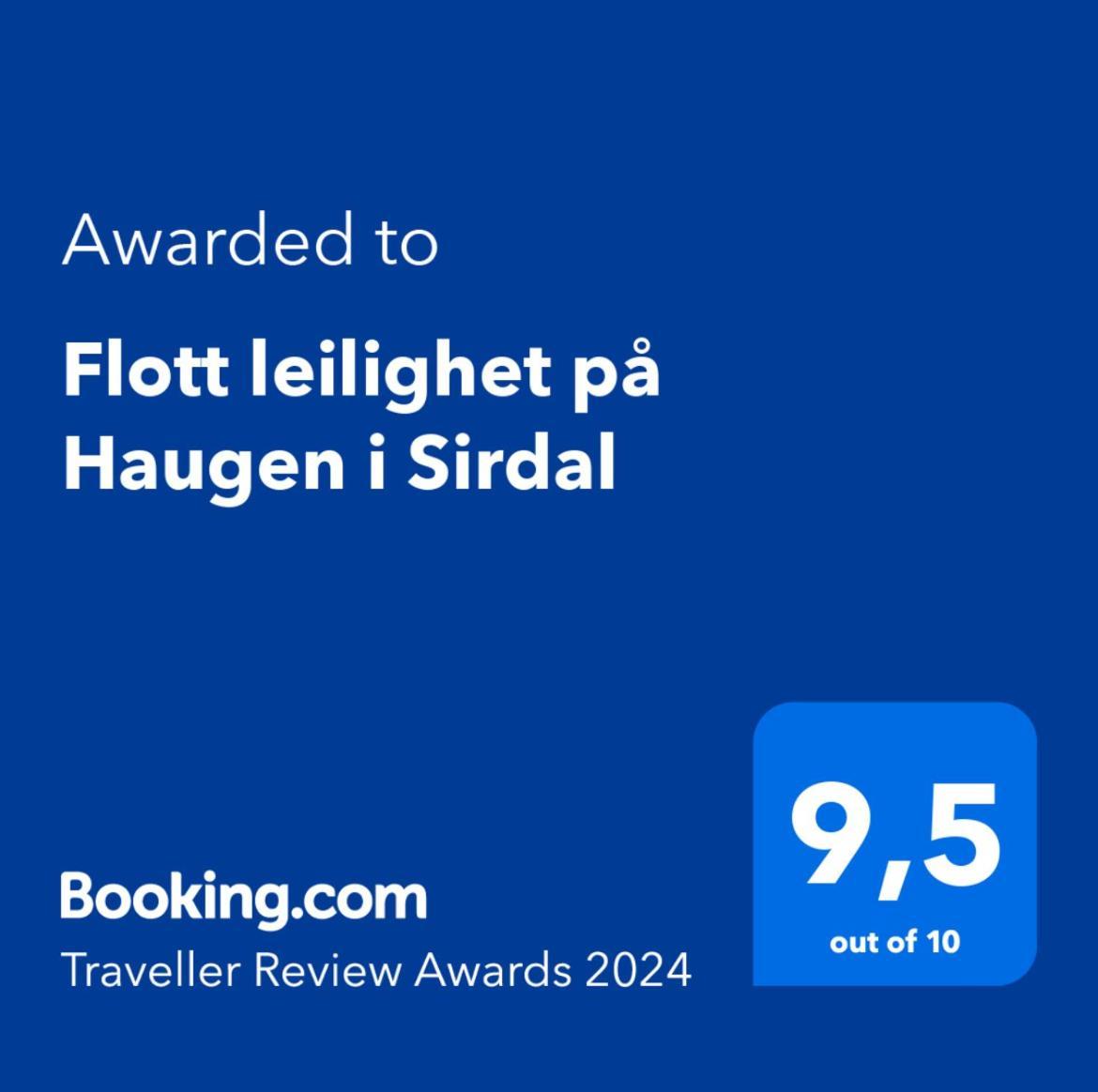 Flott Leilighet Pa Haugen I Sirdal Tjorhom Zewnętrze zdjęcie